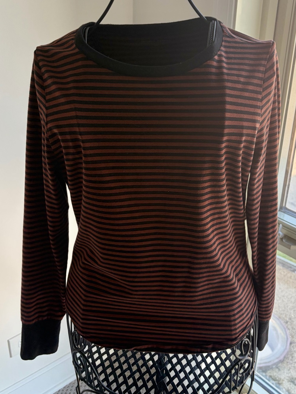 Universal standard striped top